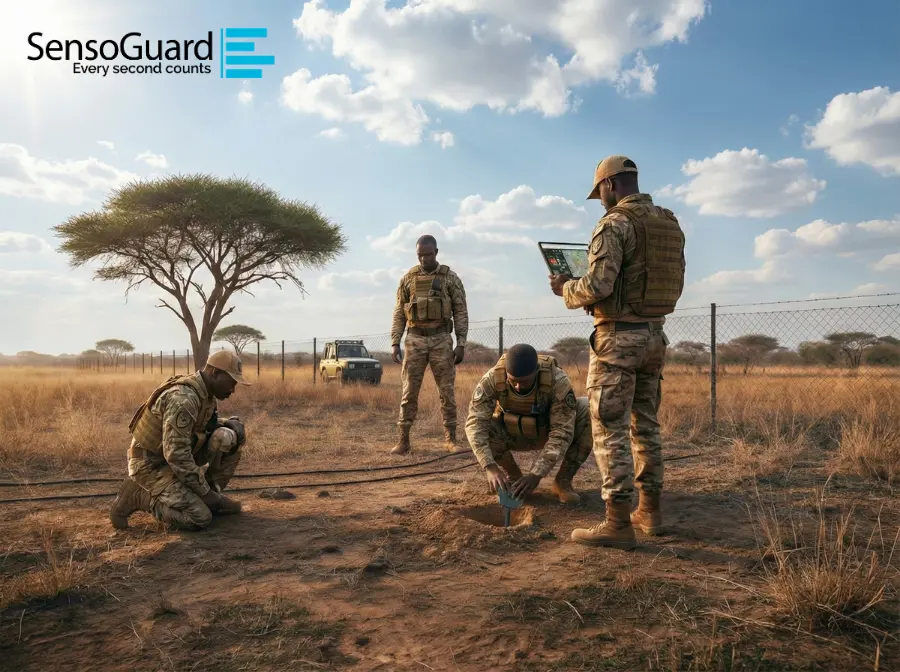 Scalable Border Protection with Unattended Ground Sensors and RF Cameras