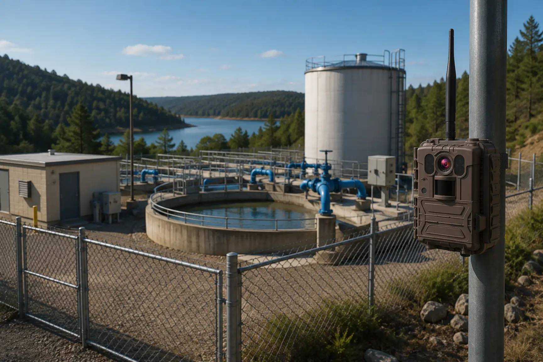 How to Protect Remote Water Facilities Without Infrastructure