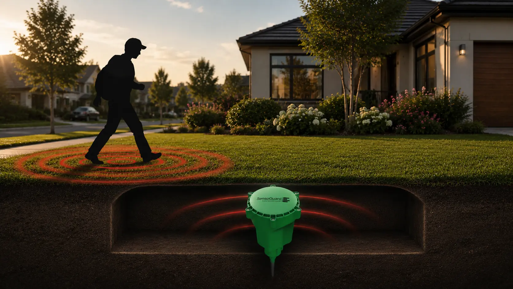 Seismic Shield sensor detecting movement